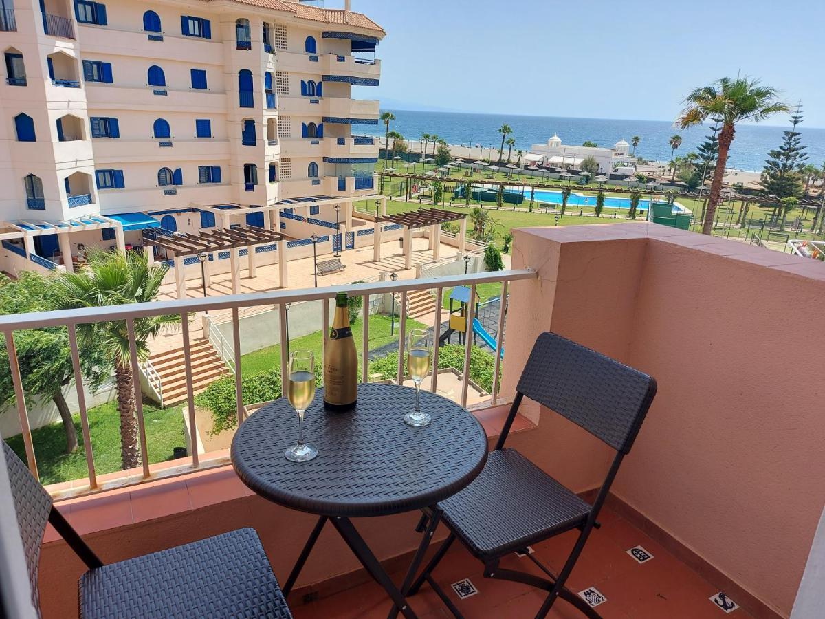Noria 2, Pied Dans Le Sable, Magnifique Vue Mer, Piscine, Garage, Climatisation San Luis de Sabinillas Zewnętrze zdjęcie