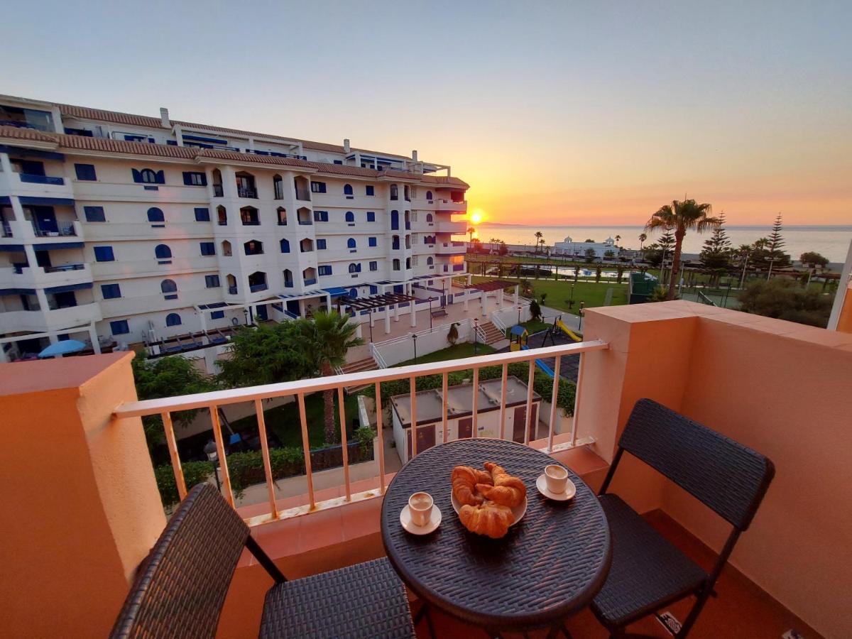 Noria 2, Pied Dans Le Sable, Magnifique Vue Mer, Piscine, Garage, Climatisation San Luis de Sabinillas Zewnętrze zdjęcie