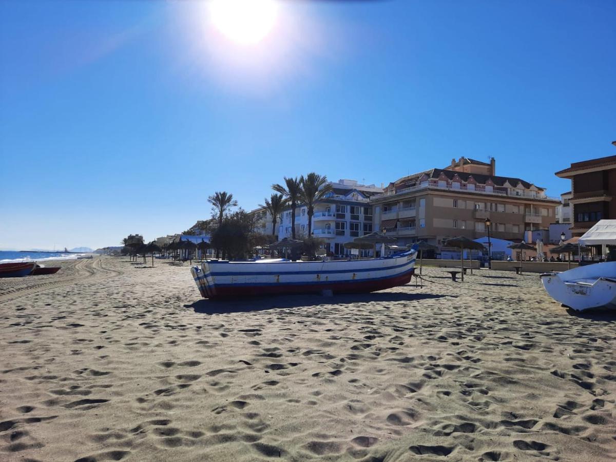 Noria 2, Pied Dans Le Sable, Magnifique Vue Mer, Piscine, Garage, Climatisation San Luis de Sabinillas Zewnętrze zdjęcie
