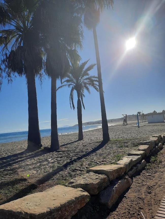 Noria 2, Pied Dans Le Sable, Magnifique Vue Mer, Piscine, Garage, Climatisation San Luis de Sabinillas Zewnętrze zdjęcie